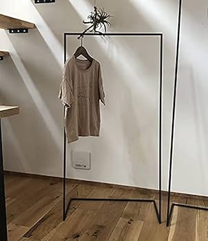 Amazon｜アイアン ハンガーラック おしゃれ スリム シンプル L